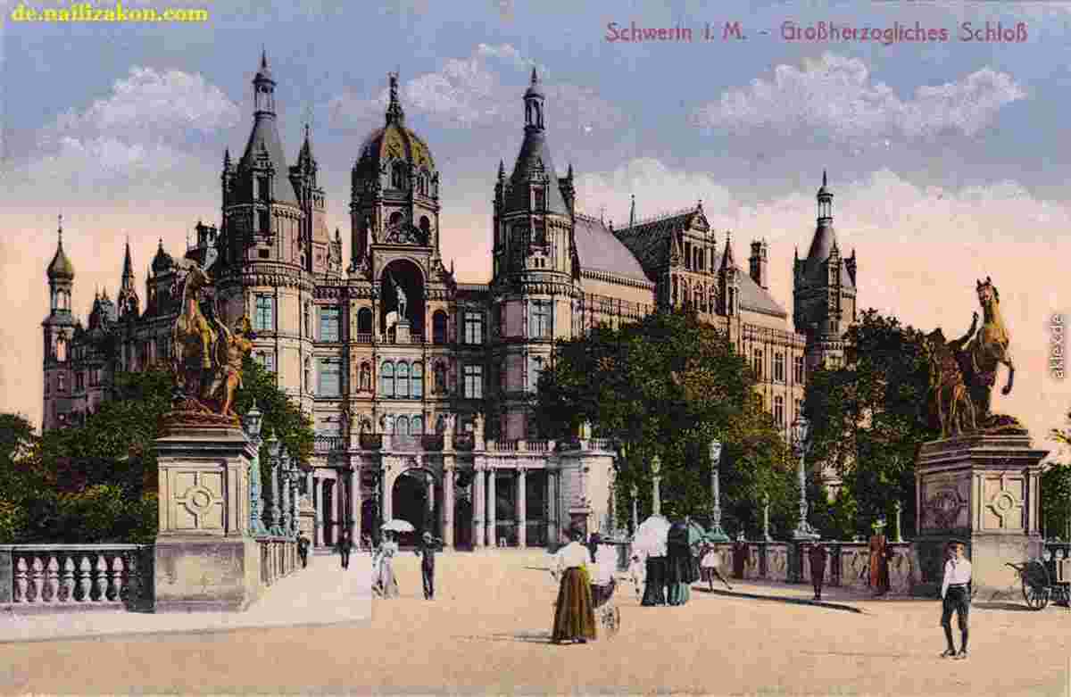 Schwerin. Großherzogliche Schloß, 1914
