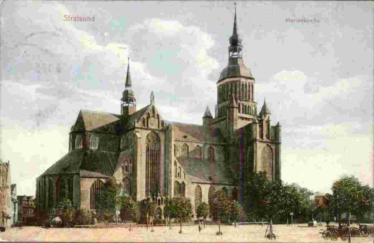 Stralsund. Marienkirche, 1911