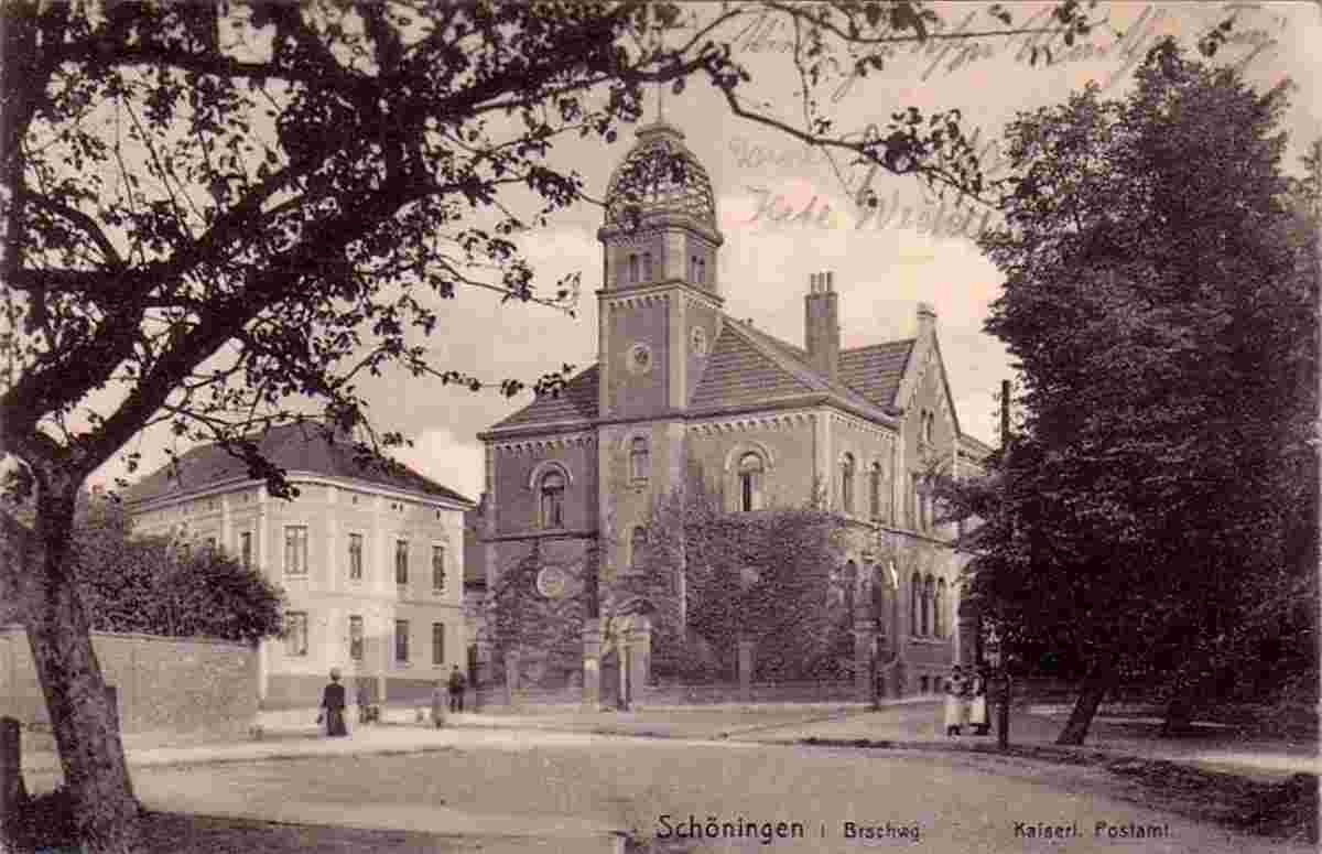 Schöningen. Kaiserliche Postamt, 1910