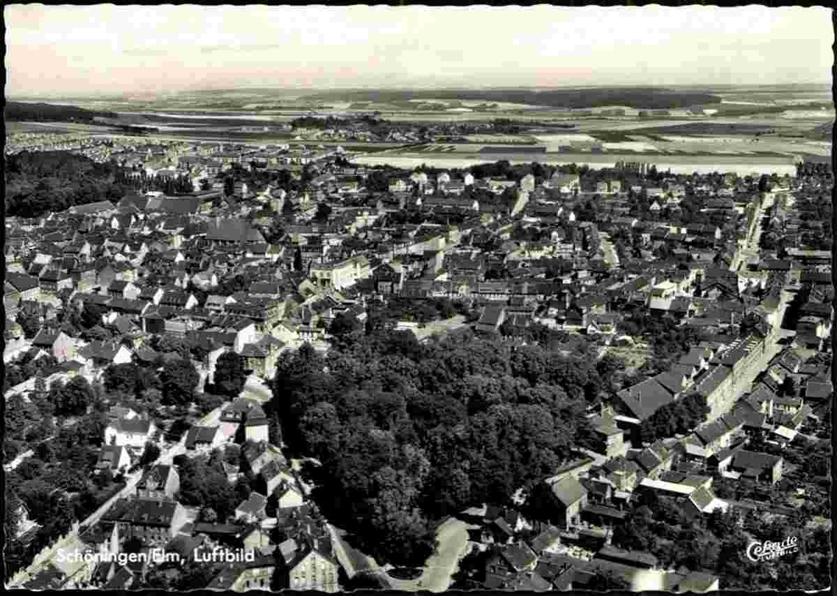 Luftbild auf Schöningen