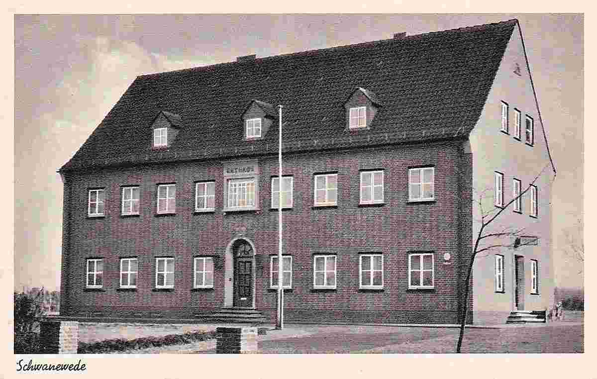 Schwanewede - Rathaus, 1950