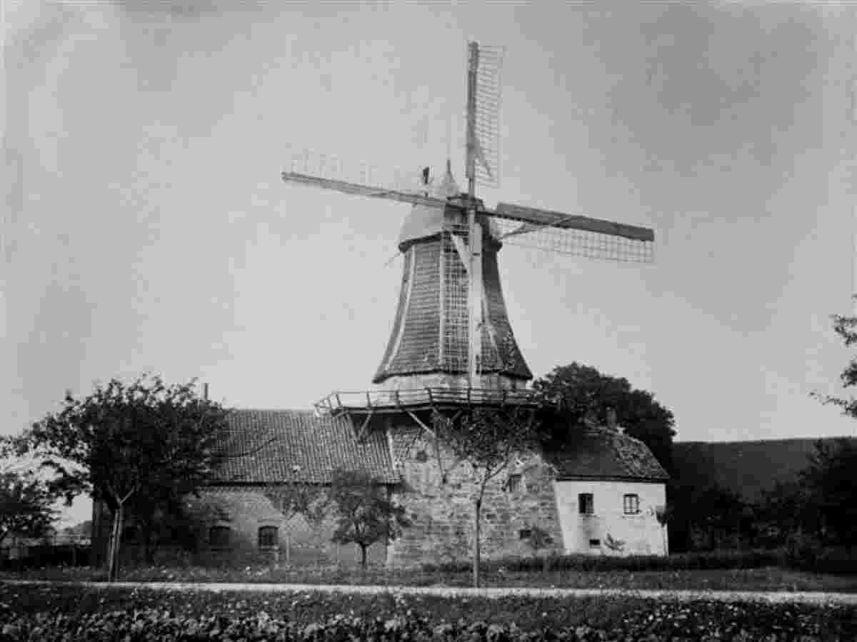 Seelze. Almhorster Holländerwindmühle in 1930er Jahre