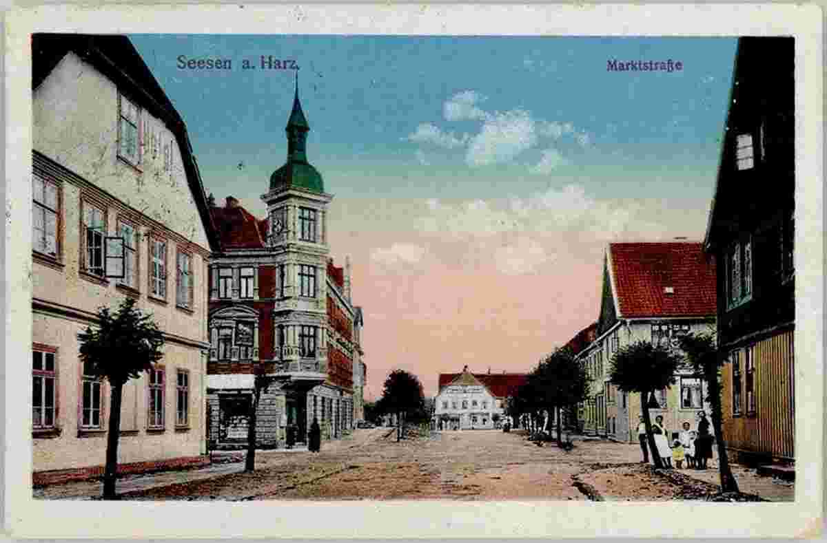 Seesen. Marktstraße, Hotel, 1923