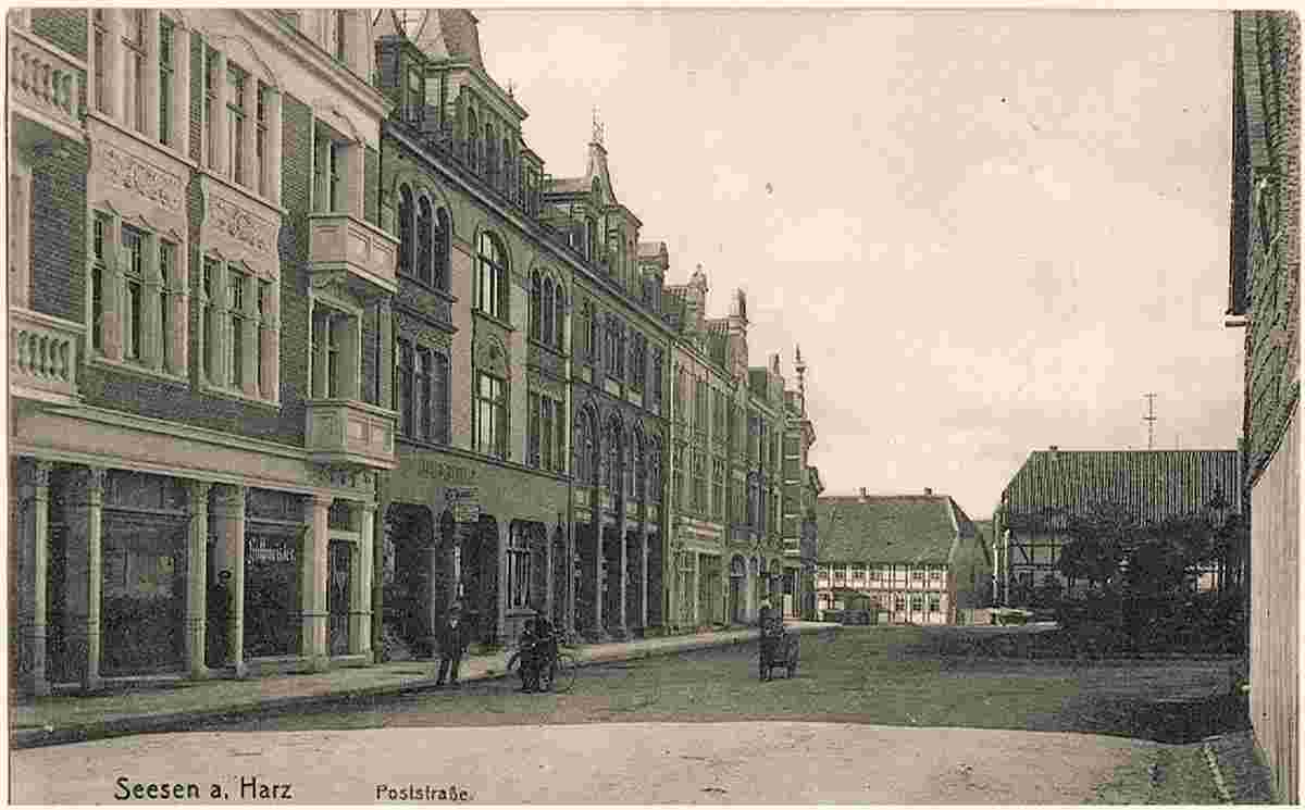 Seesen. Poststraße, um 1910