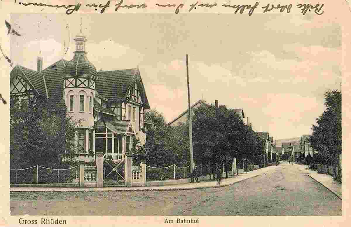 Seesen. Rhüden - Am Bahnhof, um 1910