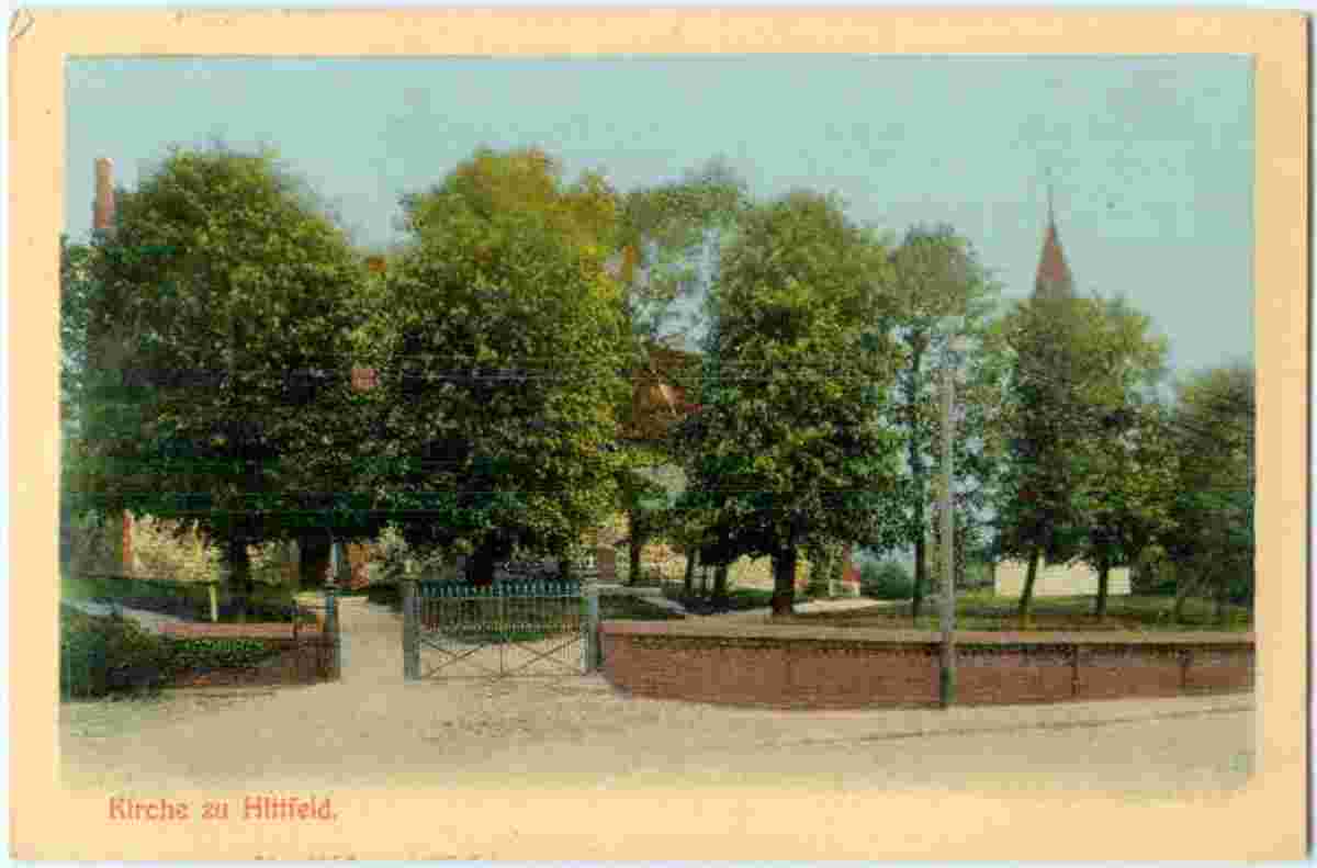 Seevetal. Kirche zu Hittfeld, 1917