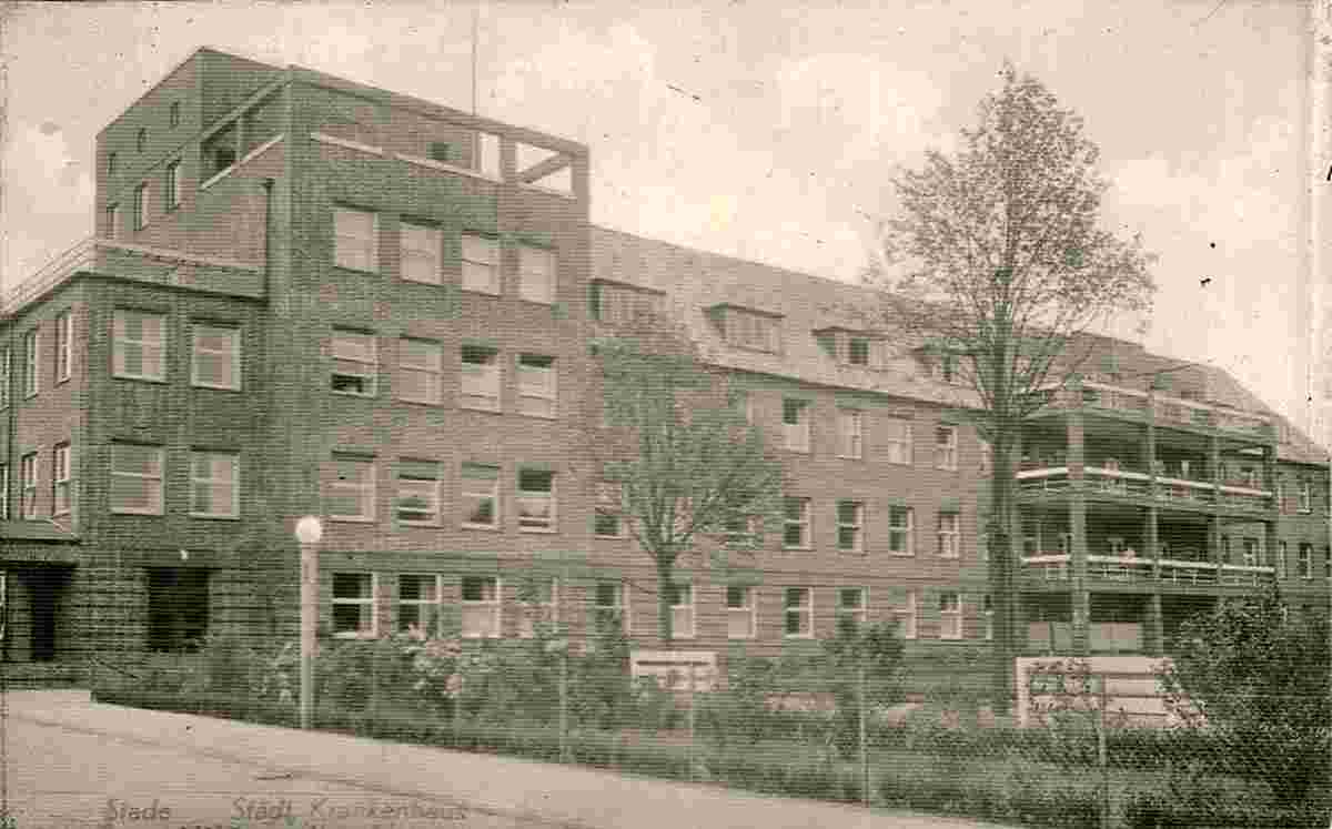 Stade. Städtische Krankenhaus, 40-50er Jahre