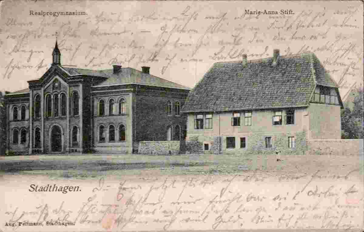 Stadthagen. Realprogymnasium, Marie Anna Stift, 1914