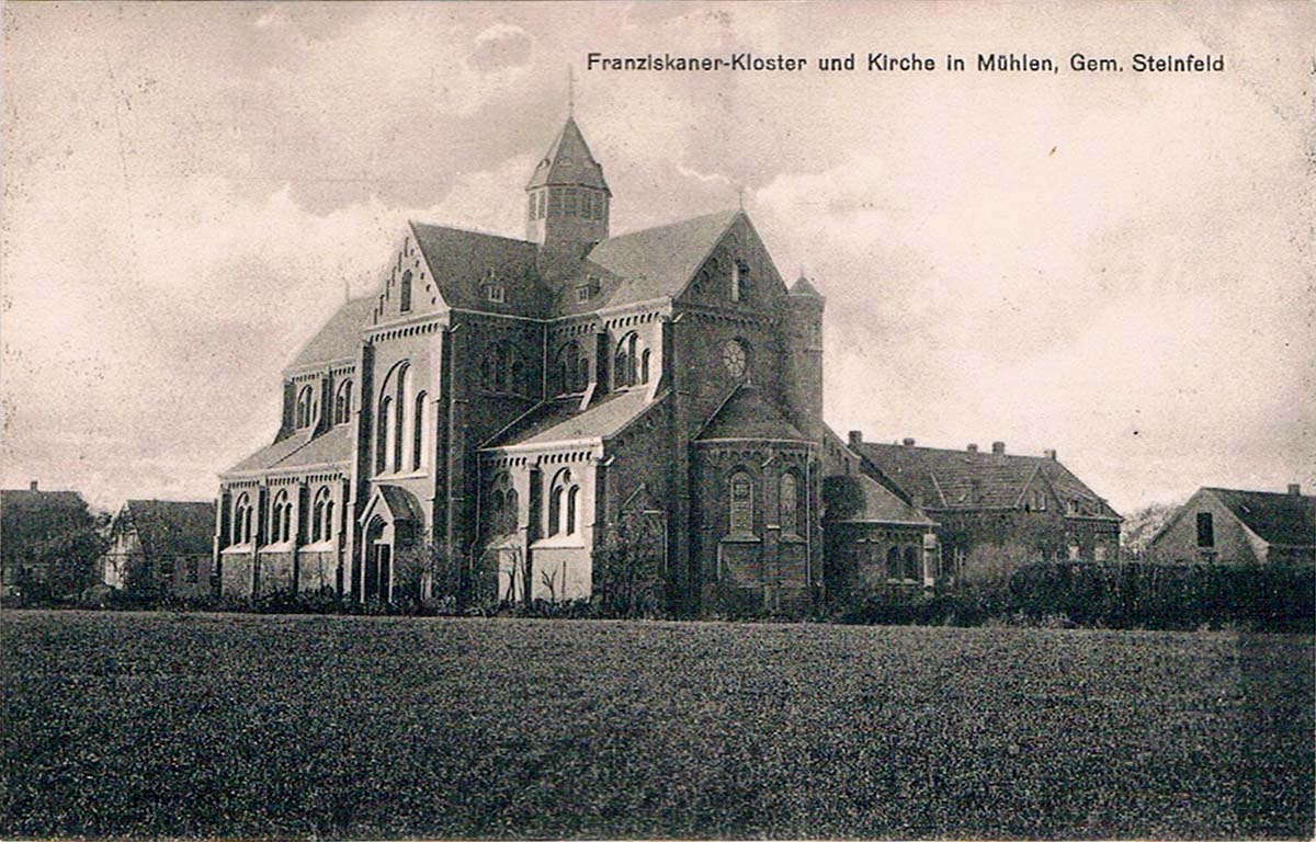 Steinfeld (Oldenburg). Mühlen - Franziskaner-Kloster und Kirche