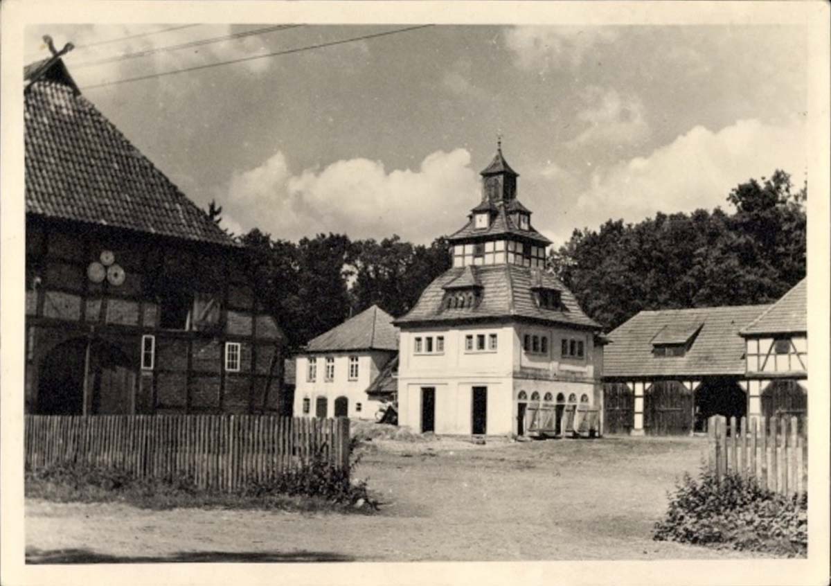 Südheide. Lutterloh - Dorfidyll, 1955