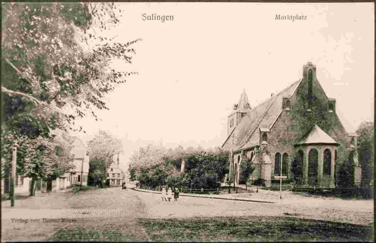 Sulingen. Marktplatz, um 1910