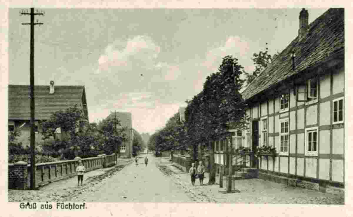 Sassenberg. Füchtorf - Panorama von Dorfstraße