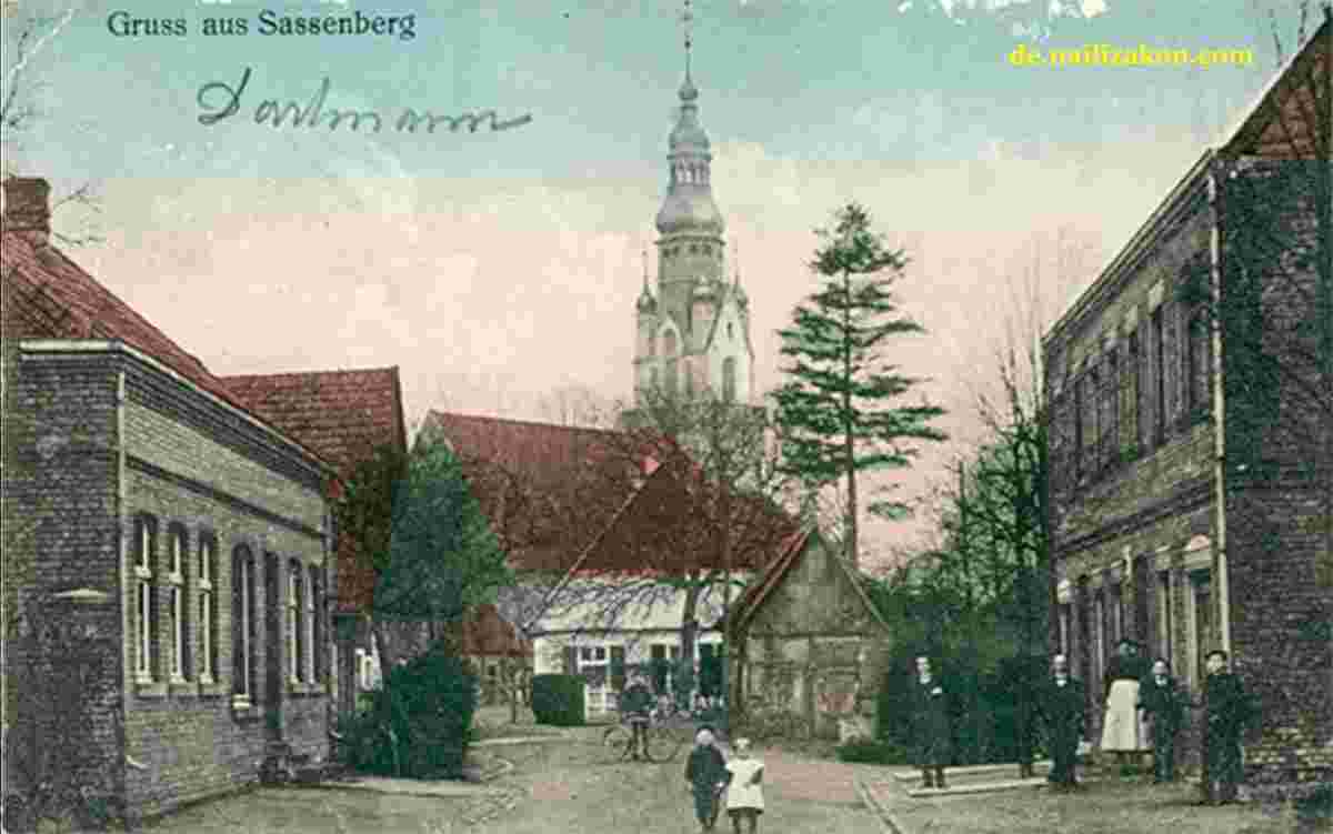Sassenberg. Panorama der Stadt