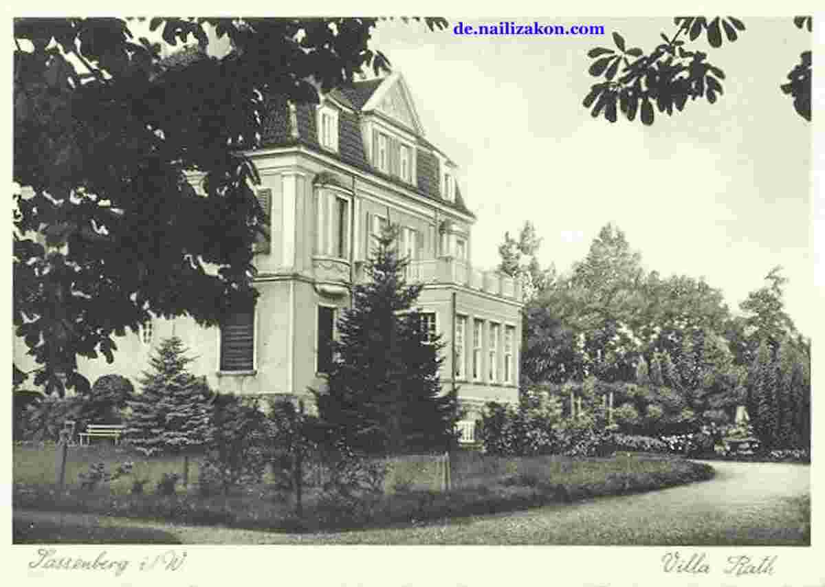 Sassenberg. Villa Rath mit Garten