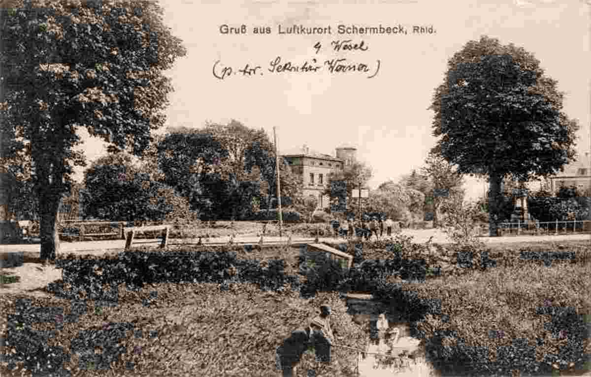 Panorama von Schermbeck, 1909