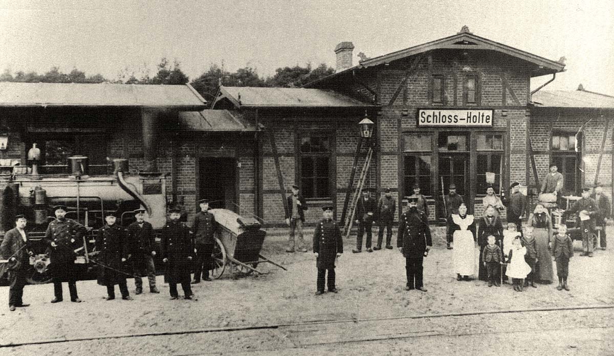 Schloß Holte-Stukenbrock. Bahnhof