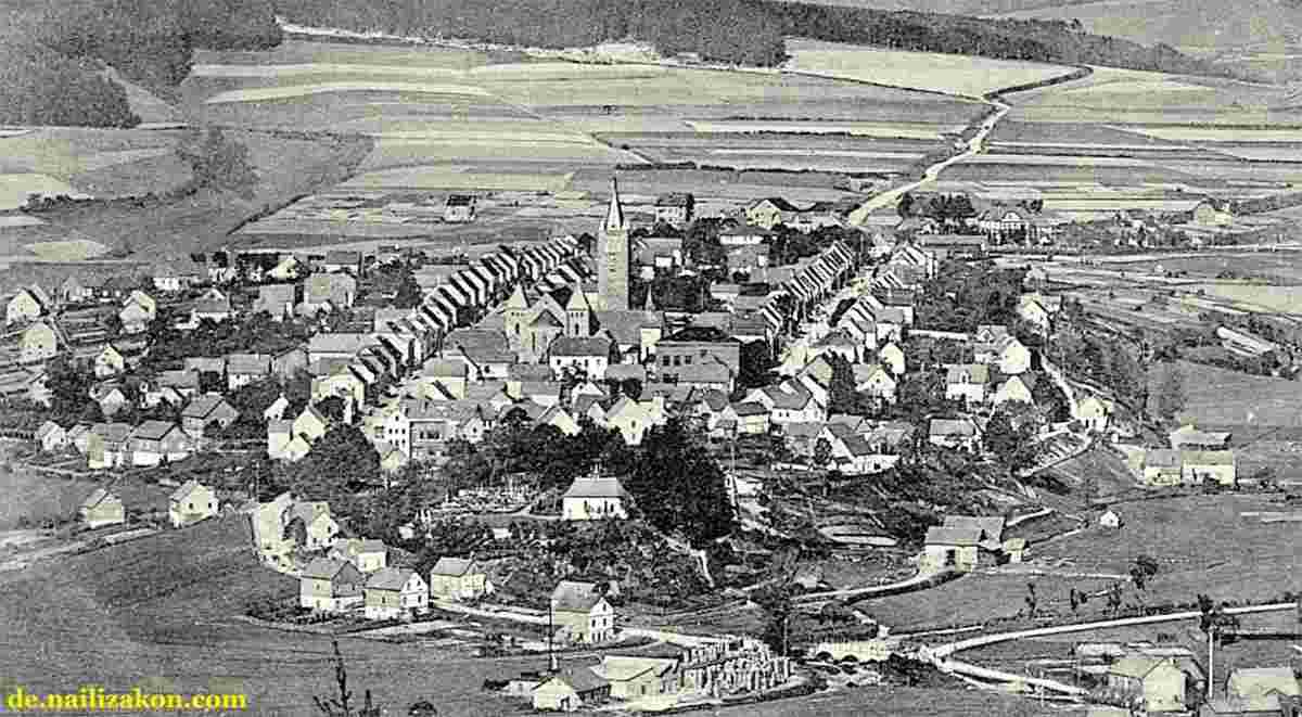 Schmallenberg. Panorama der Stadt, 1910