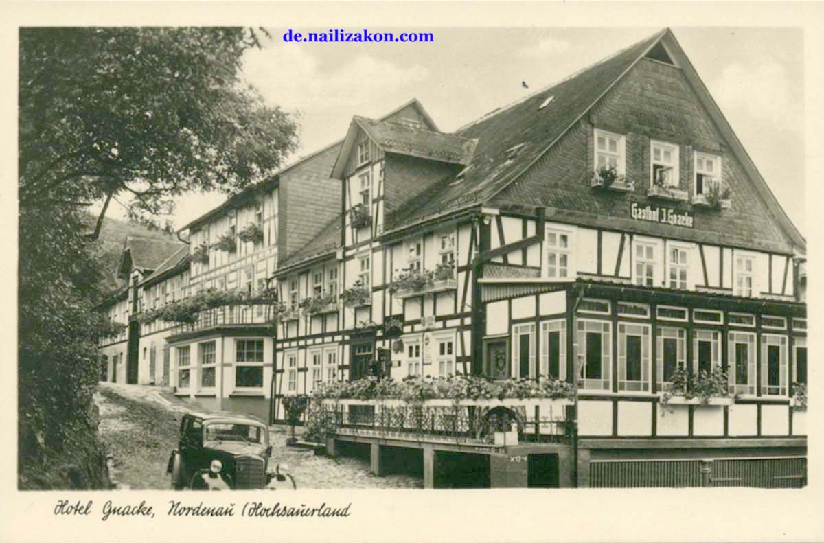 Schmallenberg. Nordenau - Gasthof J. Gnacke