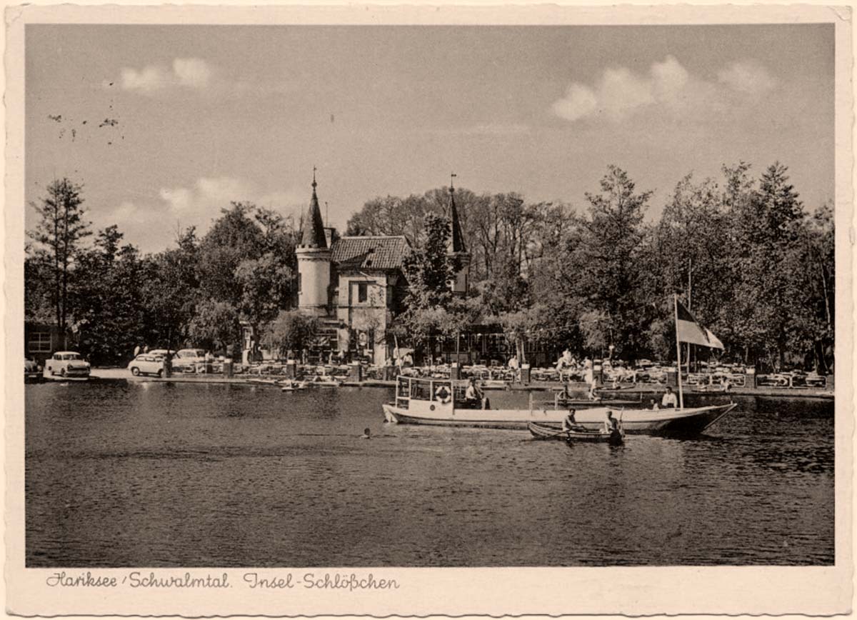 Schwalmtal. Hariksee - Insel Schlößchen, 1961
