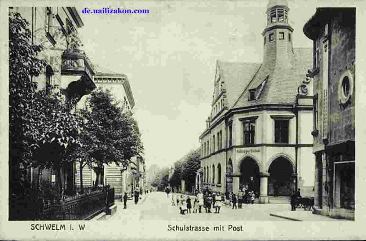 Schwelm. Schulstraße, 1921
