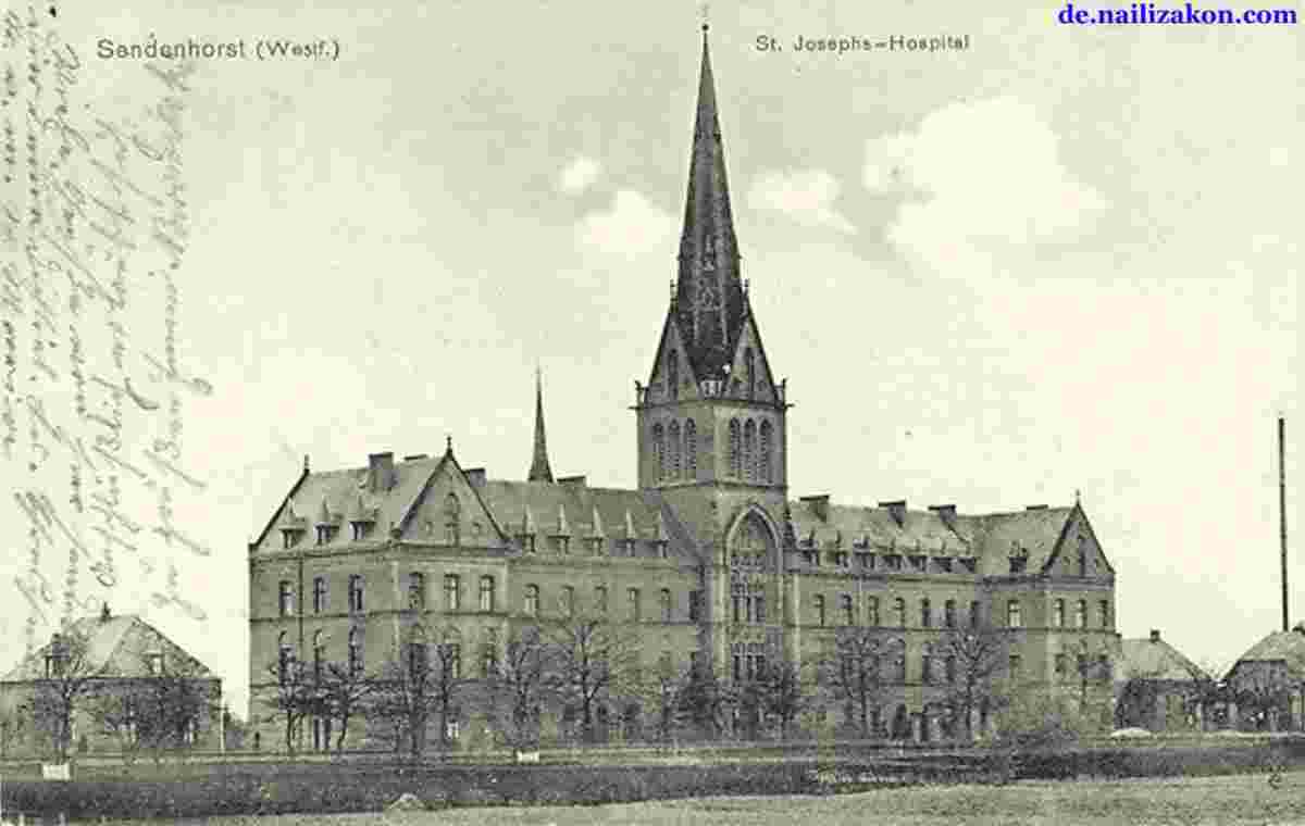 Sendenhorst. St Josephs-Hospital, 1909