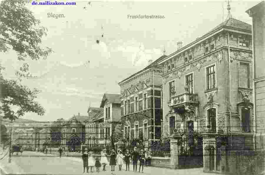 Siegen. Frankfurter Straße, 1912