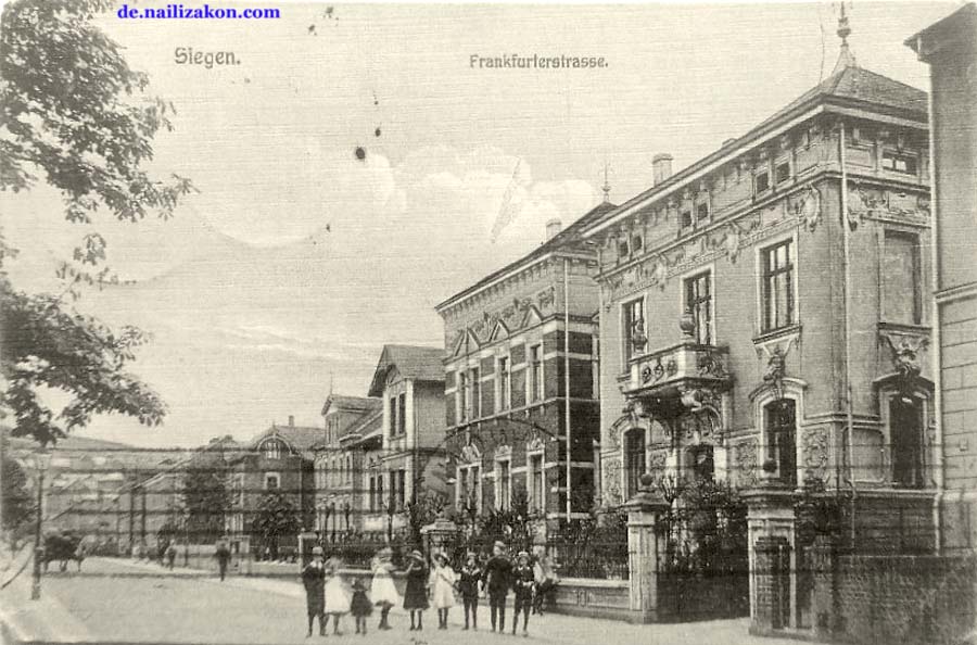 Siegen. Frankfurter Straße, 1912