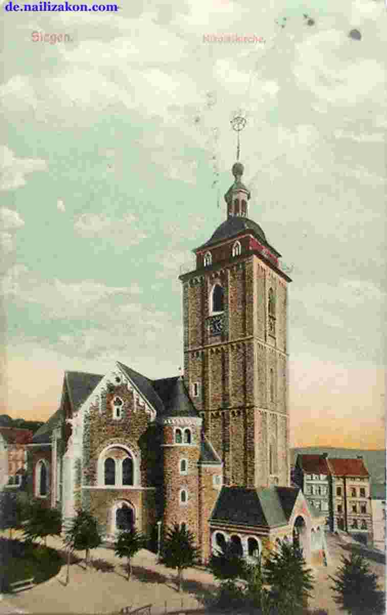 Siegen. Nikolaikirche, 1912