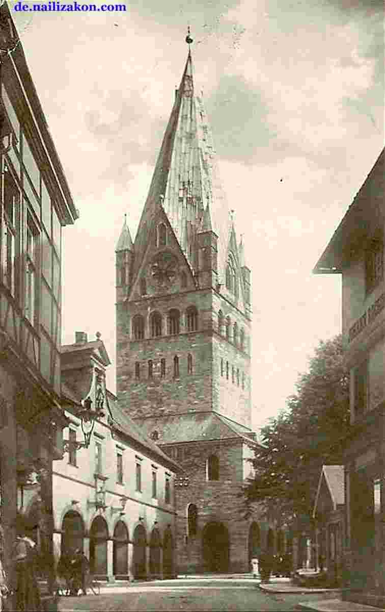 Soest. Rathaus und Dom, 1921