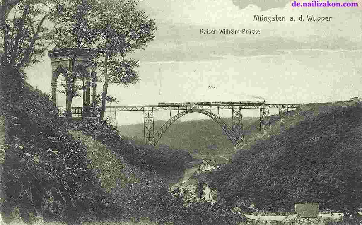 Solingen. Kaiser-Wilhelm-Brücke, 1912