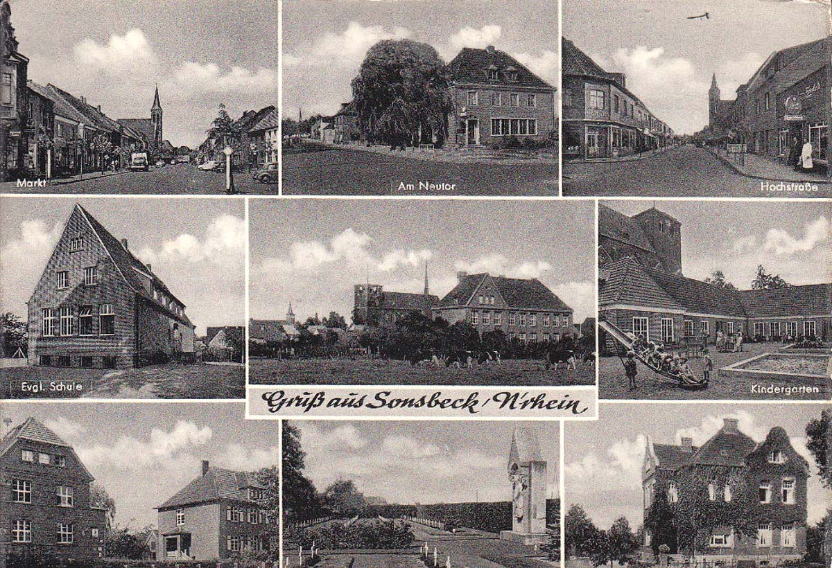 Sonsbeck. Multi Panorama, 1955