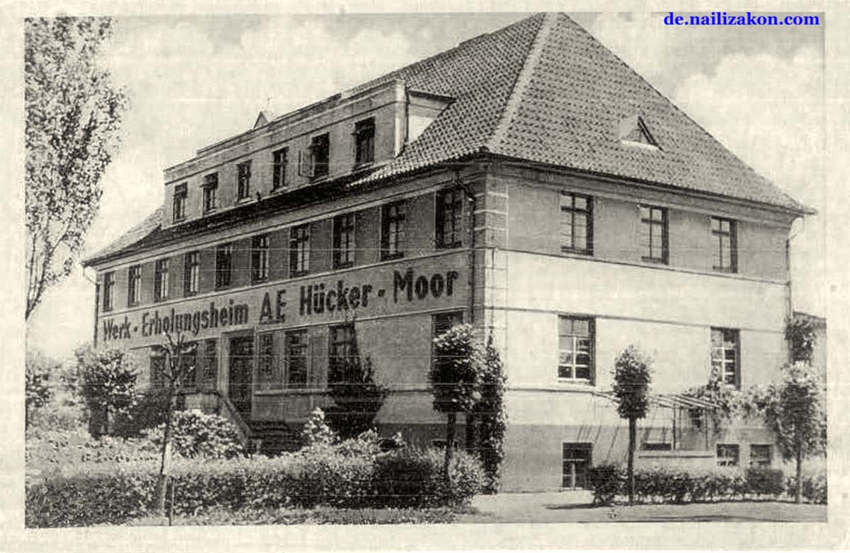 Spenge. Kurhaus Hücker Moor bei Bünde, um 1940