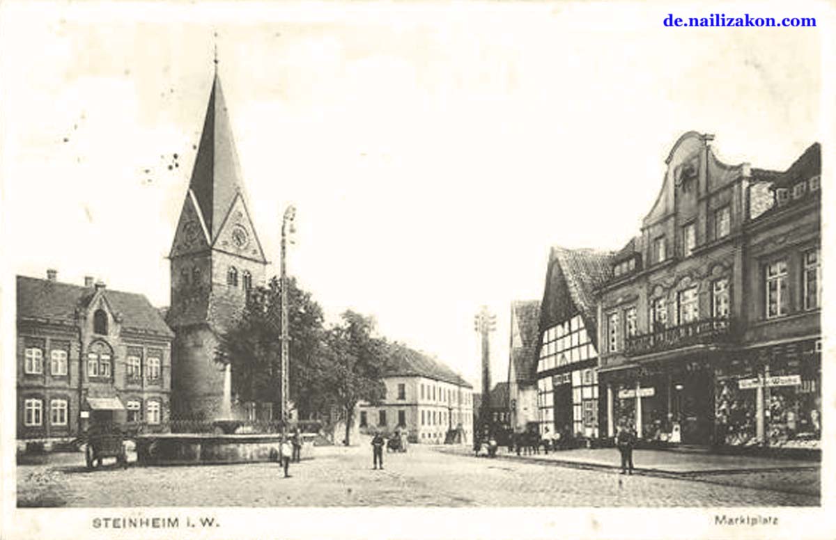 Steinheim. Marktplatz, 1914