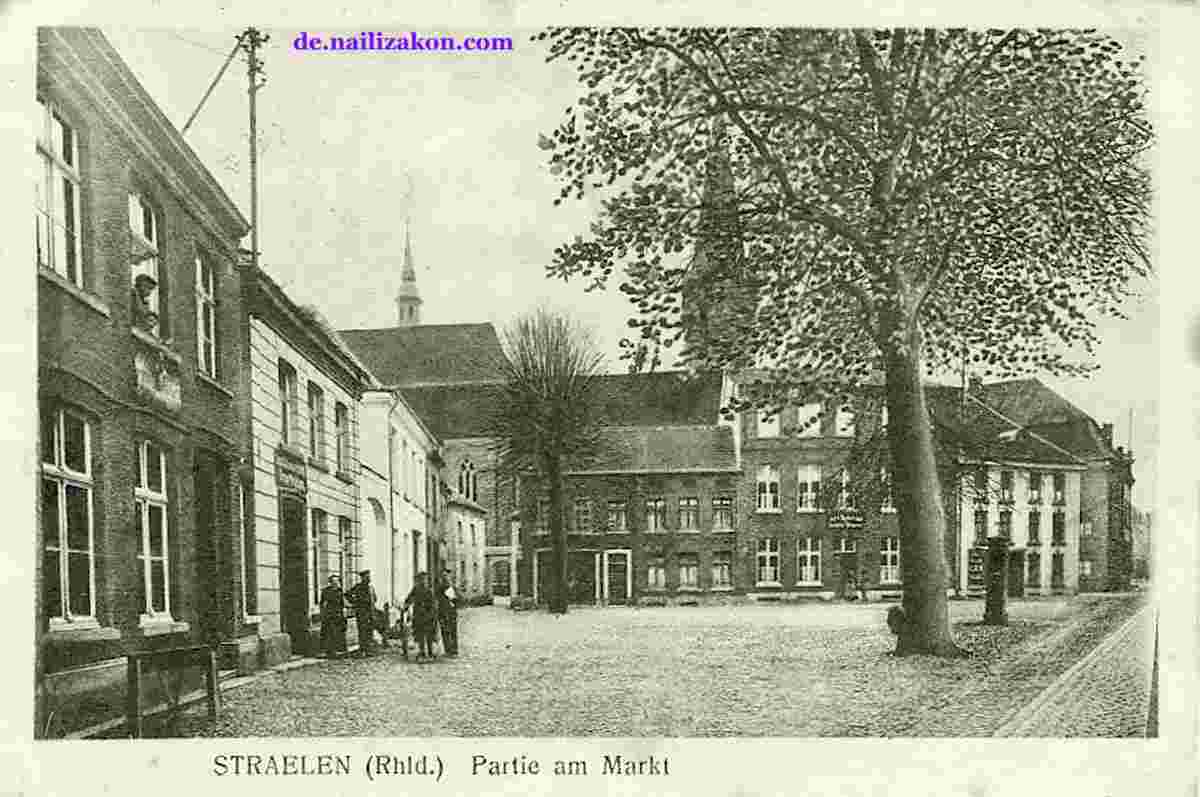 Straelen. Marktplatz, 1919