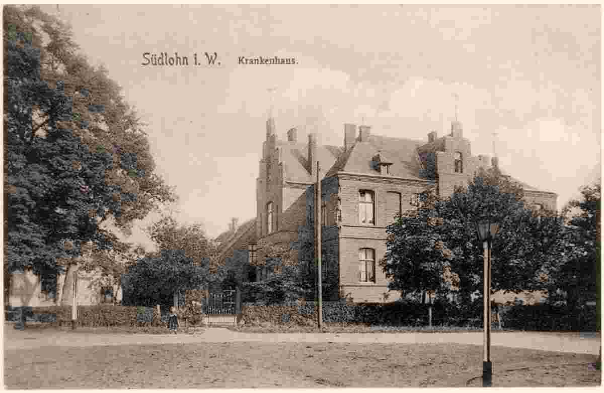 Südlohn. Krankenhaus vor der 1 Erweiterung 1928