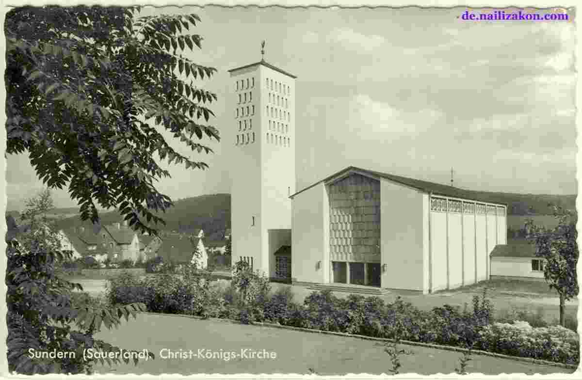Sundern. Christ-Königs-Kirche, 1962
