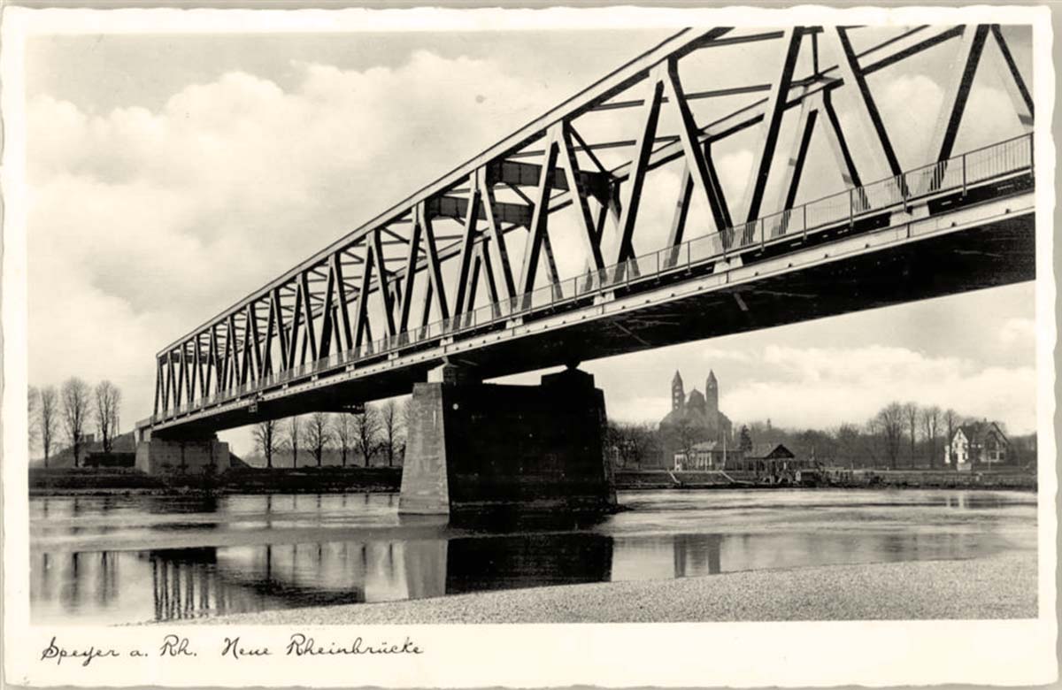Speyer. Neue Rheinbrücke