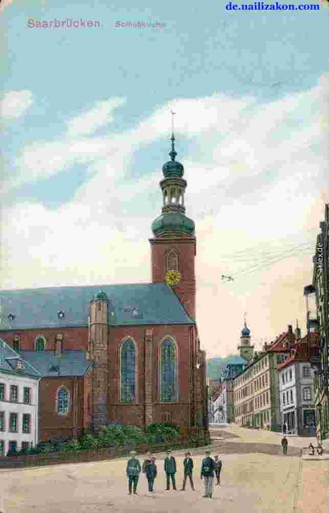 Saarbrücken. Schloßkirche, 1914