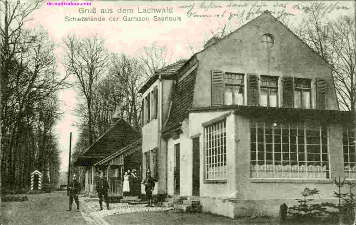 Saarwellingen. Schießstände der Garnison Saarlouis, um 1915