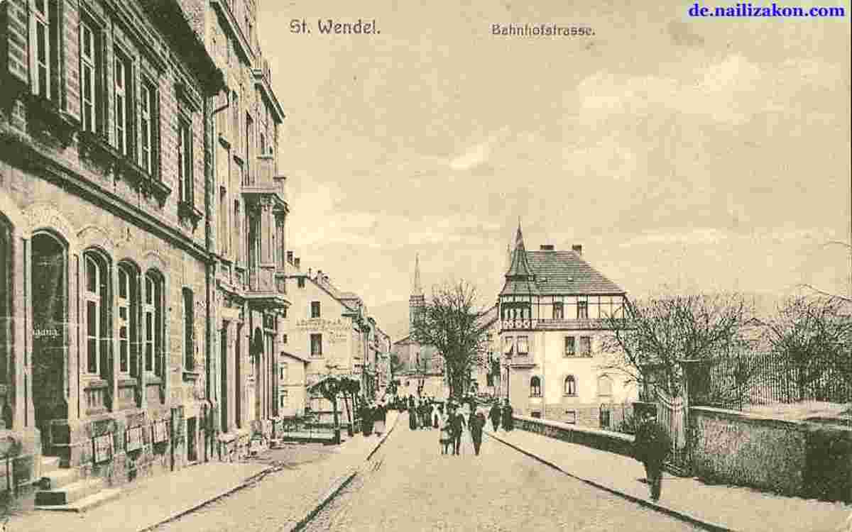 Sankt Wendel. Bahnhofstraße