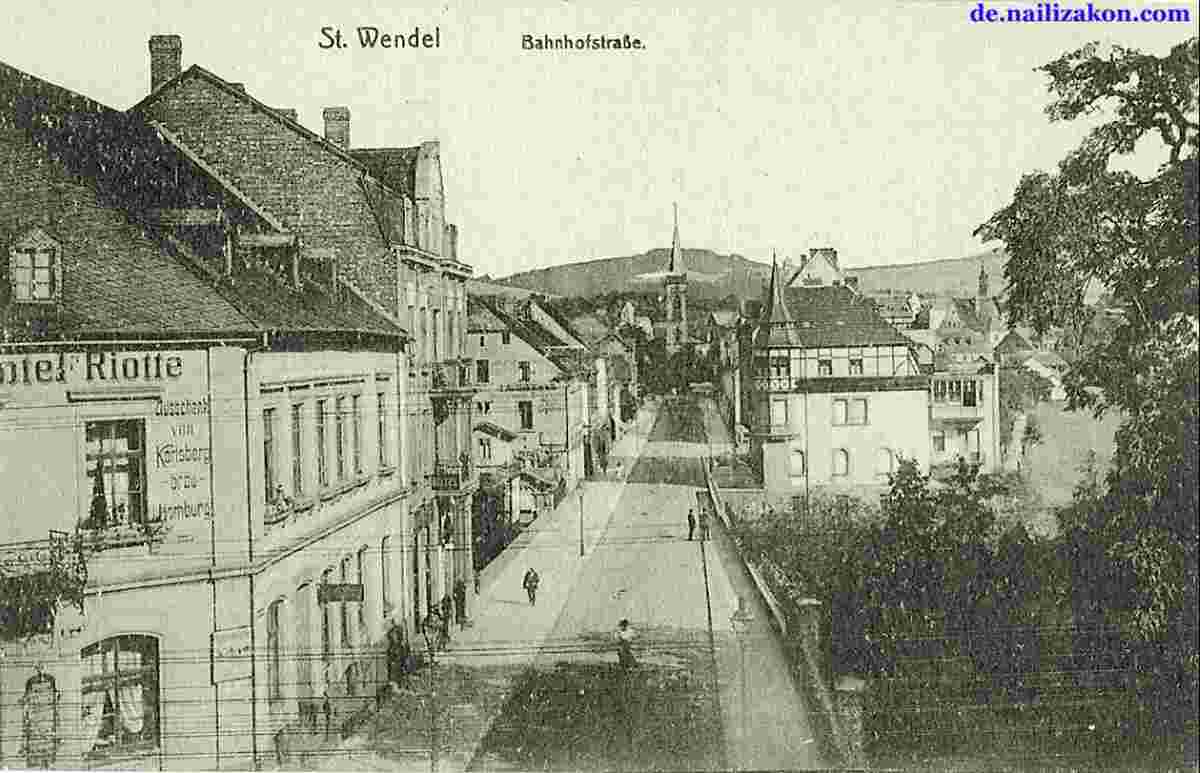 Sankt Wendel. Hotel 'Riotte', 1919
