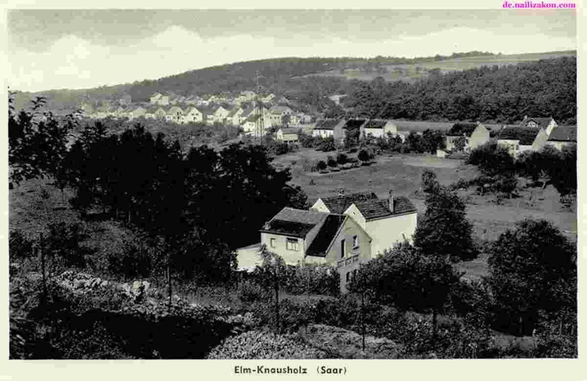 Schwalbach. Elm-Knausholz - Panorama von Orts