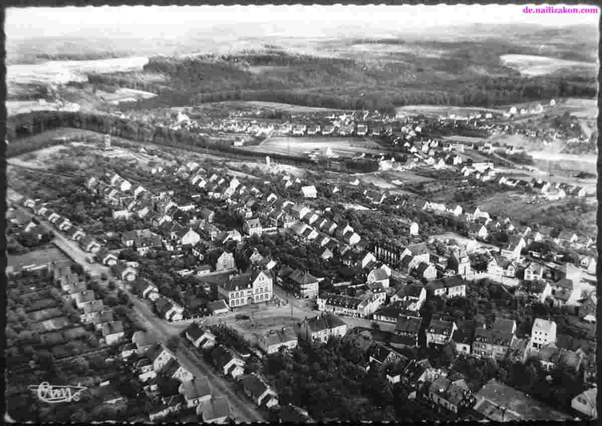 Spiesen-Elversberg. Panorama von Elversberg