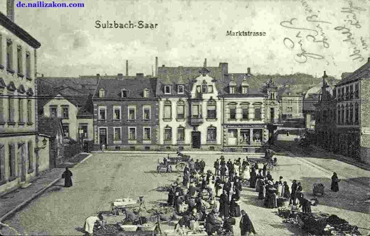 Sulzbach. Marktplatz, 1910