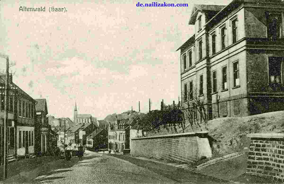 Sulzbach. Panorama von Altenwald, 1919