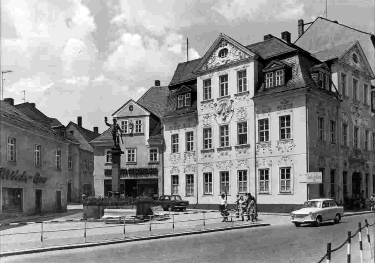 Schneeberg. Ernst-Schneller-Platz, 1976