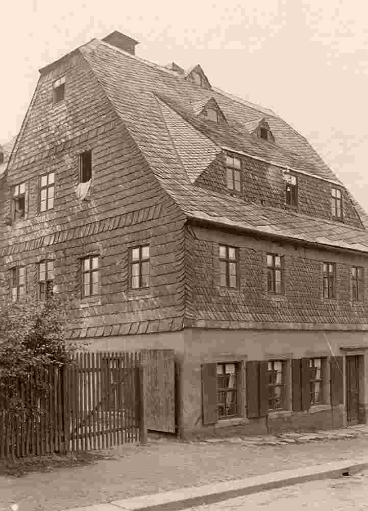 Stollberg (Erzgebirge). Hohenecker Straße, Wohnhaus, um 1925