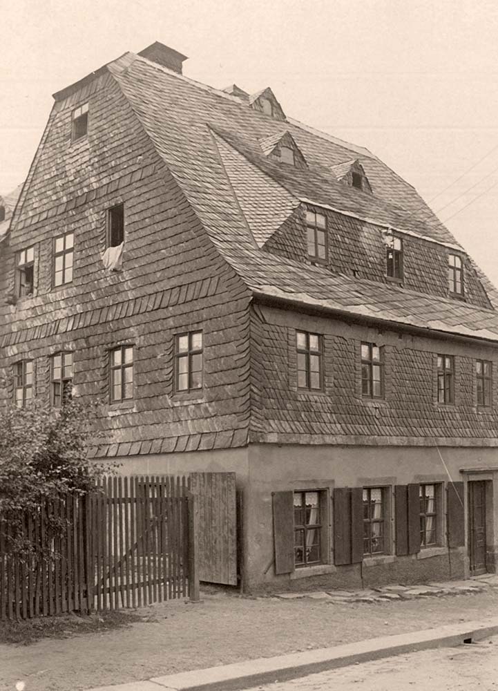 Stollberg (Erzgebirge). Hohenecker Straße, Wohnhaus, um 1925