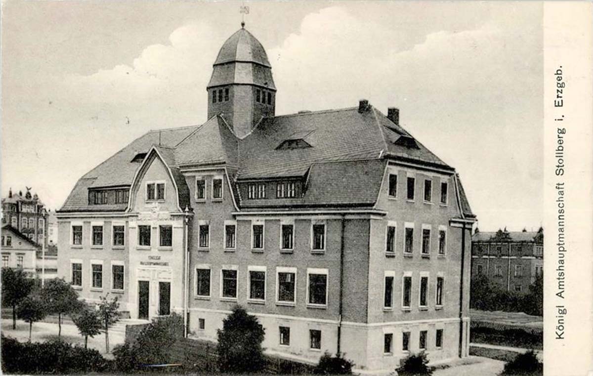 Stollberg (Erzgebirge). Königliche Amtshauptmannschaft, 1910