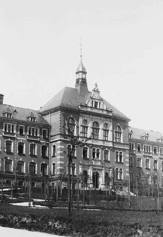 Stollberg (Erzgebirge). Seminar, heute - Carl-von-Bach-Gymnasium, Parkstraße 8, 1903
